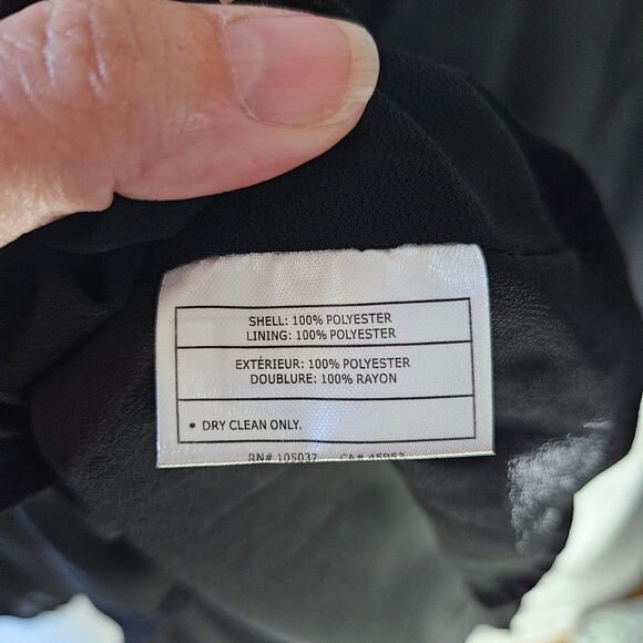 ARIAT Western Wear Layered Black Open Sleeve Dress Size XL - Picture 7 of 8